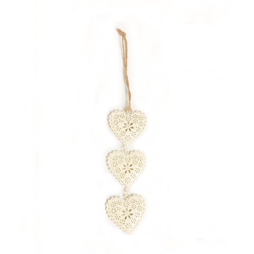 COLG. MET. 3 CORAZON BEIGE