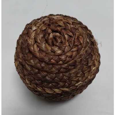 ESFERA TRENZ MARRON 10 CM