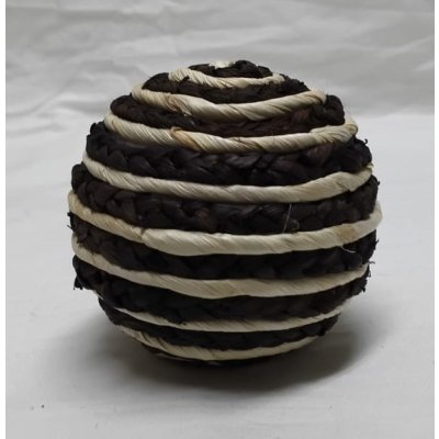 ESFERA BANANO NAT/MARRON OSC 10 CM