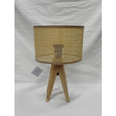 AD. LAMPARA MAD-BAMBU 39 CM C/CABLE