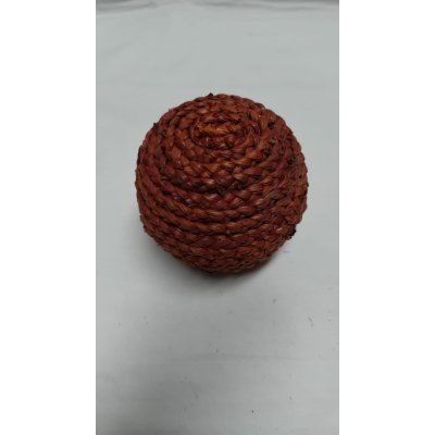 ESFERA TRENZ ROJIZA 10 CM