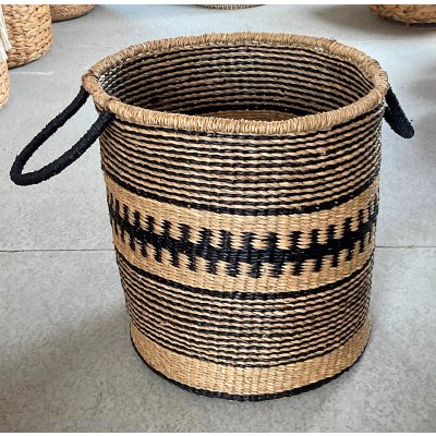 CANASTO BICOLOR SEAGRASS 40X35 CM