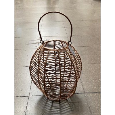 COLG PORTAV OVAL RATTAN 43X28 CM